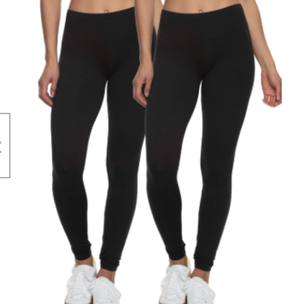 Felina 2-Pack Womens Velvety Soft Light Weight Leggings
